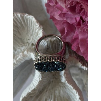 Beautiful 925 Sterling Silver Marcasite Ring Size 5