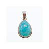 925 Sterling Silver Larimar Pendant