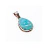 925 Sterling Silver Larimar Pendant