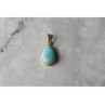 925 Sterling Silver Larimar Pendant