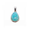 925 Sterling Silver Larimar Pendant