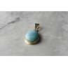 925 Sterling Silver Larimar Pendant