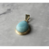 925 Sterling Silver Larimar Pendant