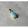 925 Sterling Silver Larimar Pendant