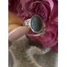 Vintage 925 Sterling Silver Black Diamond  Ring Size 8