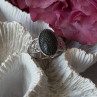 Vintage 925 Sterling Silver Black Diamond Ring Size 8