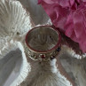 925 Sterling Silver Multi Color Spinel Ring Size 7