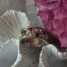925 Sterling Silver Multi Color Spinel Ring Size 7