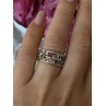 925 Sterling Silver Multi Color Spinel Ring Size 7