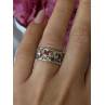 925 Sterling Silver Multi Color Spinel Ring Size 7
