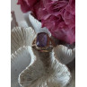 Beautiful 925 Sterling Silver Amethyst Ring Size 5