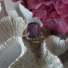 Beautiful 925 Sterling Silver Amethyst Ring Size 5