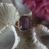 Beautiful 925 Sterling Silver Amethyst Ring Size 5