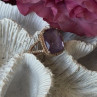 Beautiful 925 Sterling Silver Amethyst Ring Size 5