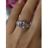 Lovely 925 Sterling Silver Amethyst Ring Size 7