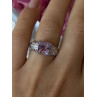 Lovely 925 Sterling Silver Amethyst Ring Size 7