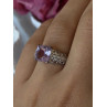 Lovely 925 Sterling Silver Amethyst Ring Size 7