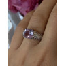 Lovely 925 Sterling Silver Amethyst Ring Size 7