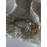 925 Sterling Silver Citrine Ring Size 7