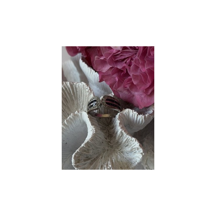 Vintage 925 Sterling Silver Sapphire & Beryl Ring Size 7