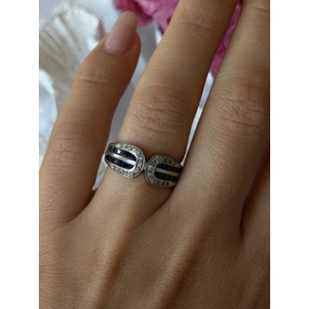 Vintage 925 Sterling Silver Sapphire & Beryl Ring Size 7