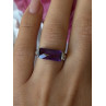 925 Sterling Silver Amethyst Ring Size 7