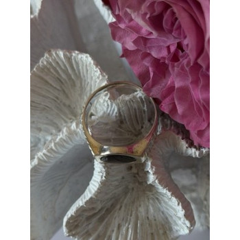 Mens 925 Sterling Silver Onyx Ring Size 12