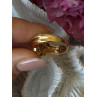 925 Sterling Silver Gold Plated Ring Size 7