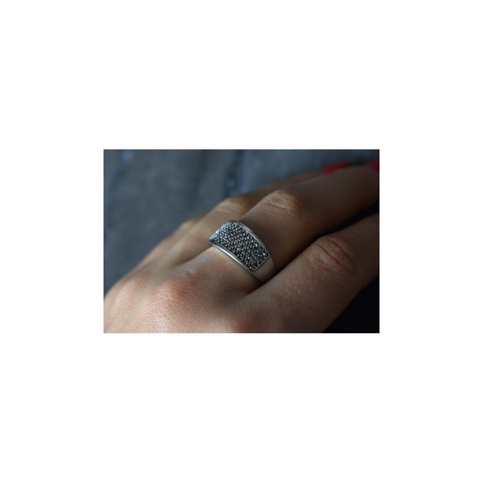 925 Sterling Silver CZ Ring Size 8