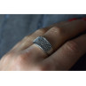 925 Sterling Silver CZ Ring Size 8