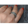 925 Sterling Silver CZ Ring Size 8