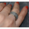 925 Sterling Silver CZ Ring Size 8