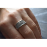 925 Sterling Silver CZ Ring Size 8
