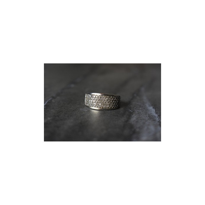 925 Sterling Silver CZ Ring Size 8