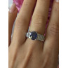925 Sterling Silver Tourmaline & Beryl Ring Size 8