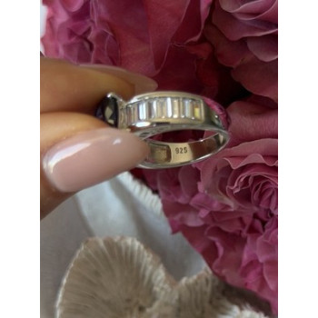 925 Sterling Silver Tourmaline & Beryl Ring Size 8