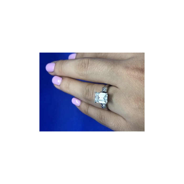 925 Sterling Silver CZ Ring Size 6.5