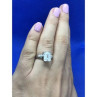 925 Sterling Silver CZ Ring Size 6.5