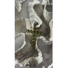 925 Sterling Silver Peridot Cross Pendant
