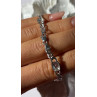 Beautiful 925 Sterling Silver Blue Topaz Bracelet Length 7.5
