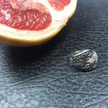 925 Sterling Silver Ring 6.5 (Adjustable)