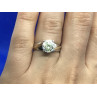 925 Sterling Silver CZ Ring Size 6.5