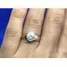 925 Sterling Silver CZ Ring Size 6.5