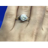 925 Sterling Silver CZ Ring Size 6.5