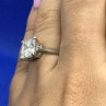 925 Sterling Silver CZ Ring Size 7