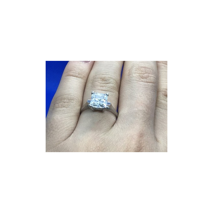 925 Sterling Silver CZ Ring Size 7