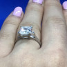 925 Sterling Silver CZ Ring Size 7