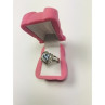 925 Sterling Silver Blue Spinel & Clear Quartz Ring Size 6.5