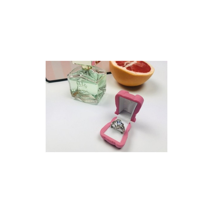 925 Sterling Silver Blue Spinel & Clear Quartz Ring Size 6.5