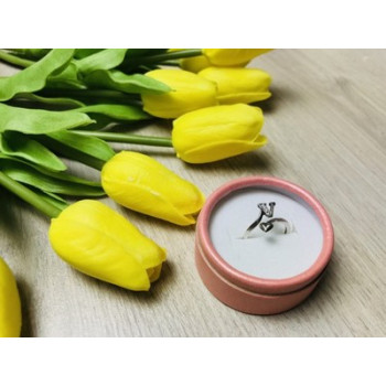 925 Sterling Silver Ring with the letter 